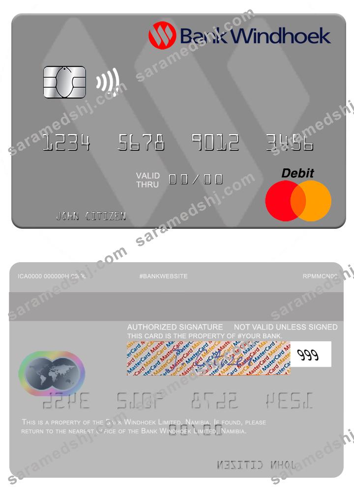 Namibia Bank Windhoek Limited mastercard